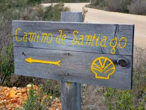 signpost camino de santiago